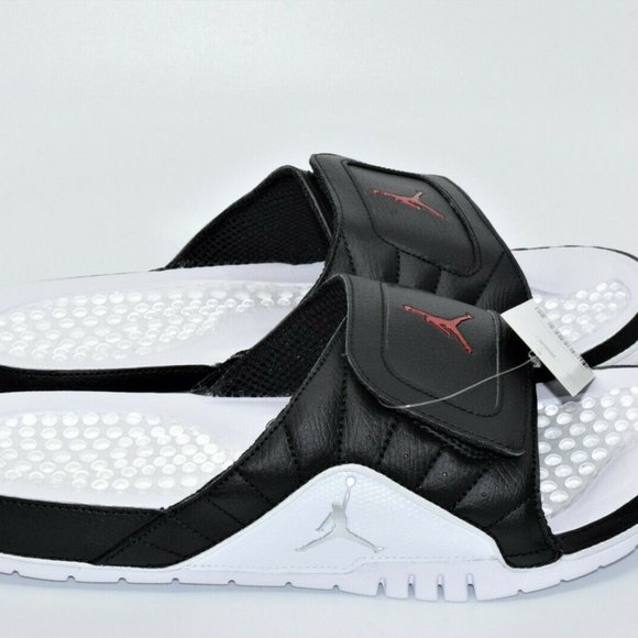 Nike Jordan Hydro V Premier Retro 12 Playoffs Slides Multi Sz 351006-06 - Picture 3 of 4